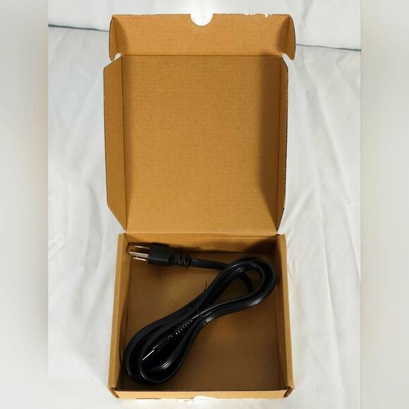 Power cord, NIB, Black, Printer cord, TV cord, Small Appliance cord, 3 - hole - Picture 1 of 5